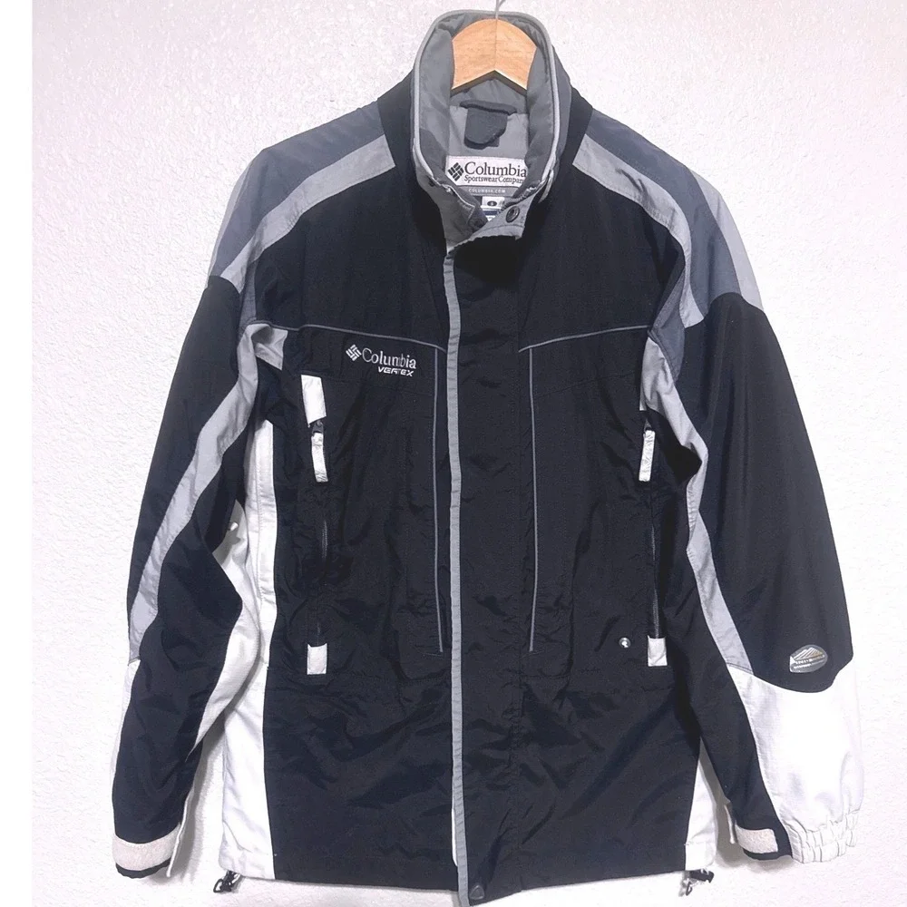 Columbia‎ Vertex Men's Black Gray White Jacket Size S